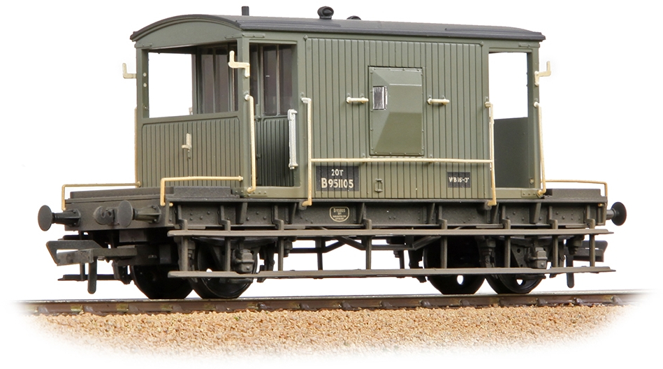 Bachmann 37-528F London & North Eastern Railway 20t 16ft Brake Van British Railways Grey B951105 Image