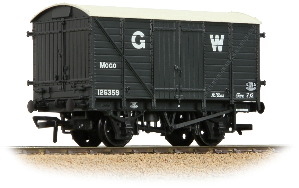 Bachmann 37-778E Great Western Railway 12T 'Mogo' Van Great Western Railway Dark Grey 126359 Image