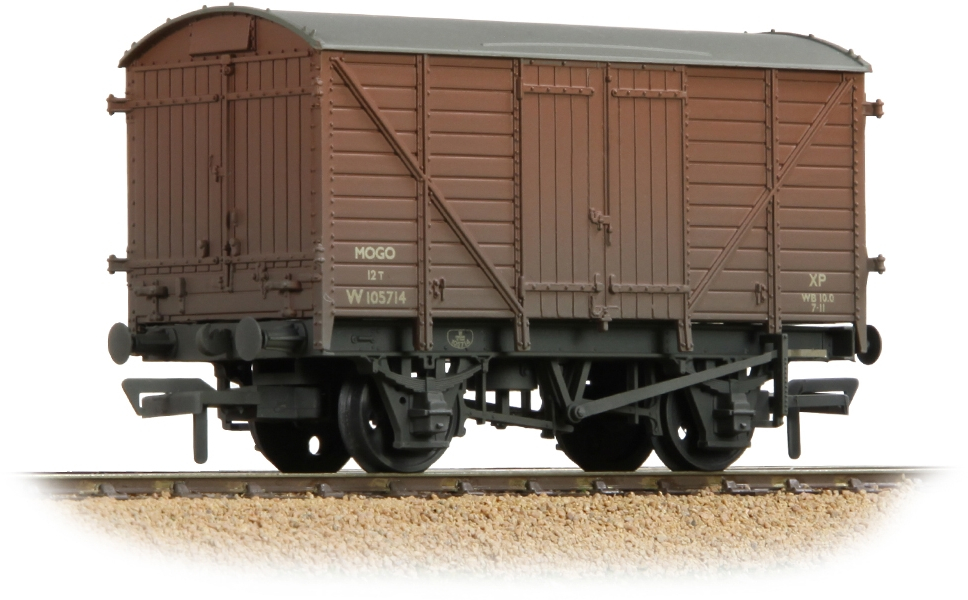 Bachmann 37-780C Great Western Railway 12T 'Mogo' Van British Railways Bauxite W105714 Image