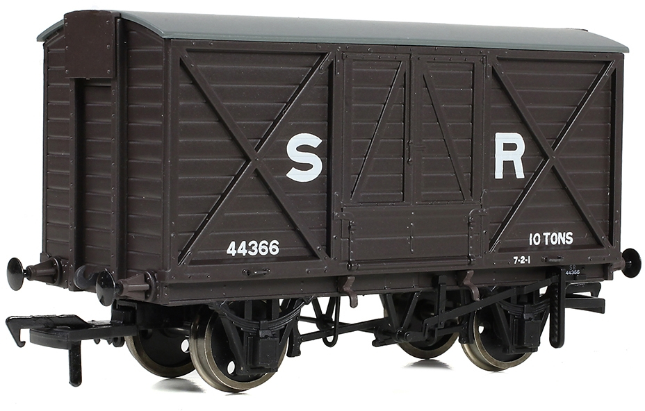 EFE Rail E87056 London & South Western Railway 10T Ventilated Van Southern Railway Brown 44366 Image