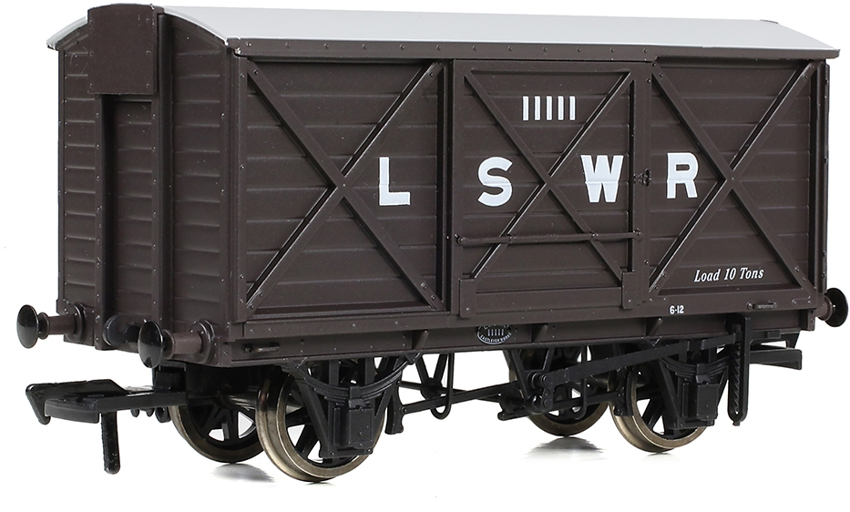 EFE Rail E87051 London & South Western Railway 10T Ventilated Van London & South Western Railway Brown 11111 Image