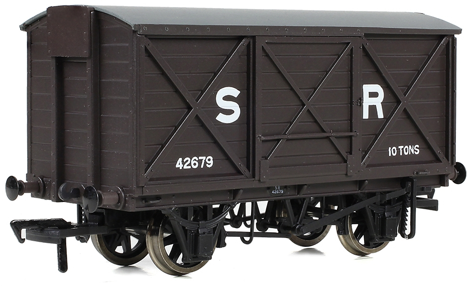 EFE Rail E87053 London & South Western Railway 10T Ventilated Van Southern Railway Brown 42679 Image