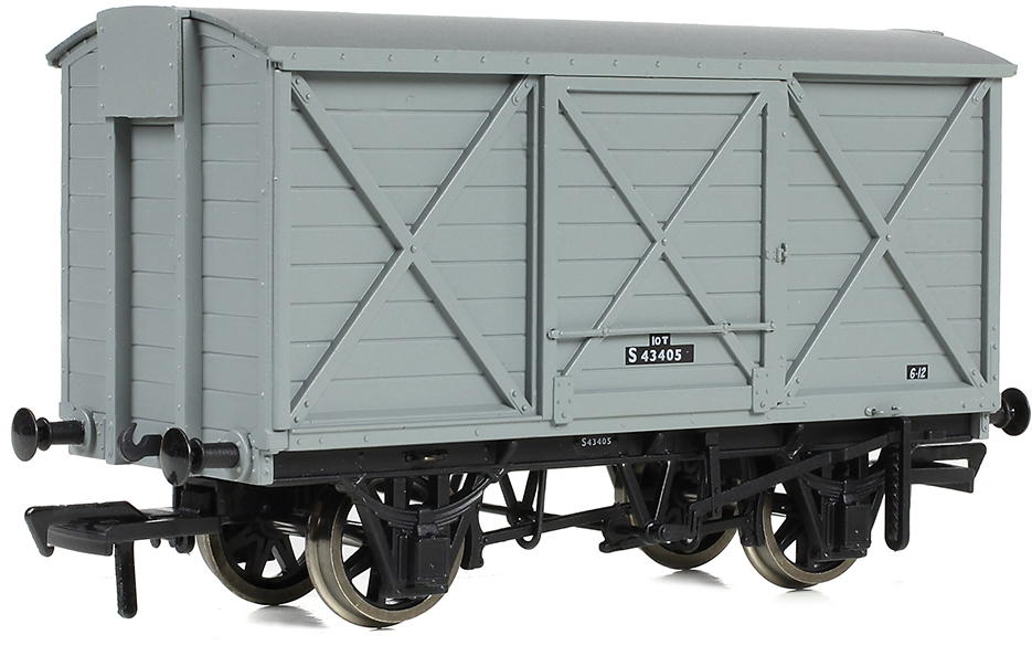 EFE Rail E87055 London & South Western Railway 10T Ventilated Van British Railways Grey S43405 Image