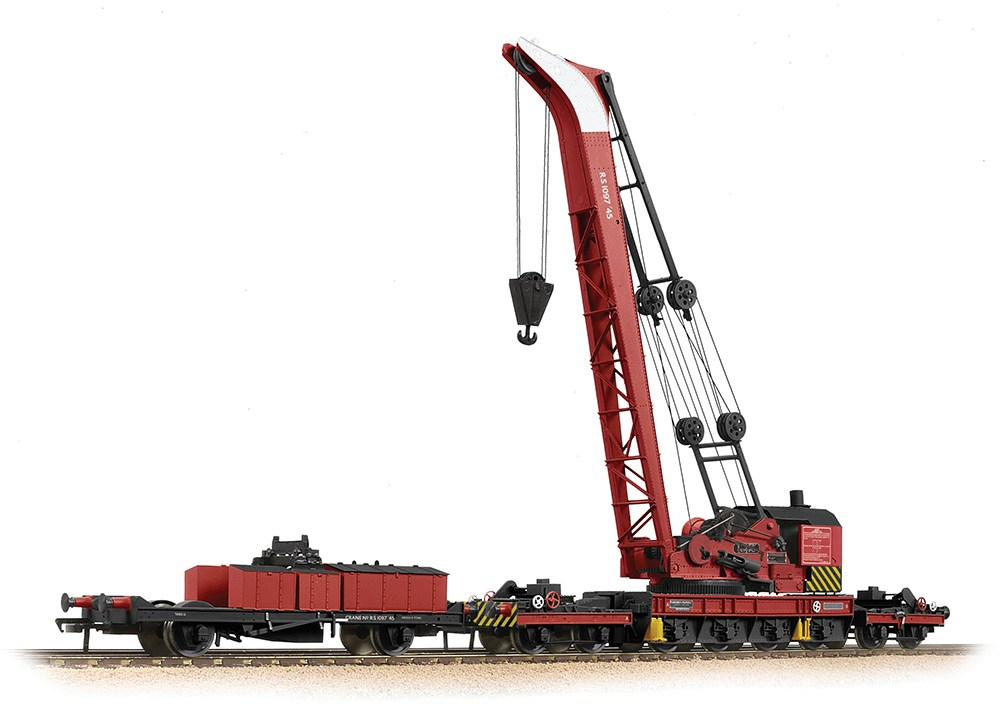 Bachmann 38-803 Ransomes & Rapier 45T Crane British Rail Red R.S.1097 Image