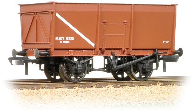 Bachmann 37-426C British Railways 16T Slope-Sided Steel Mineral Wagon Ministry of Transport Brown M.o.T.23763 Image