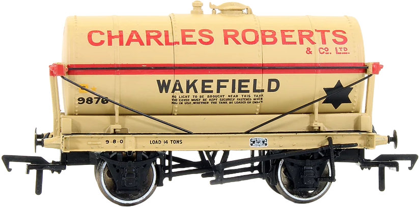Bachmann 37-650K British Railways 14T Tank Charles Roberts & Company Limited Buff 9876 Image