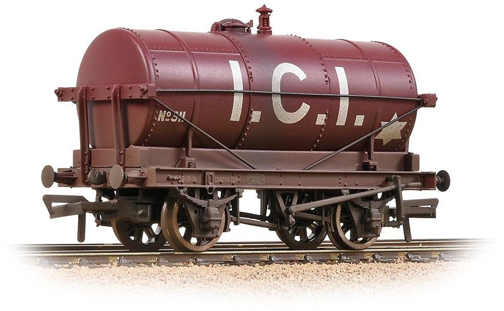 Bachmann 37-661 British Railways 14T Tank Imperial Chemical Industries Maroon 311 Image