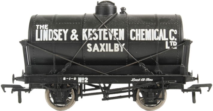 Bachmann 37-670Y British Railways 14T Tank Lindsey & Kesteven Chemical Company Black 2 Image