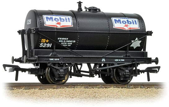 Bachmann 37-675B British Railways 14T Tank Mobil Petroleum Company Limited Black 5291 Image