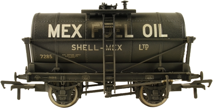 Bachmann 37-675W British Railways 14T Tank Shell Mex Fuel Oil 7285 Image