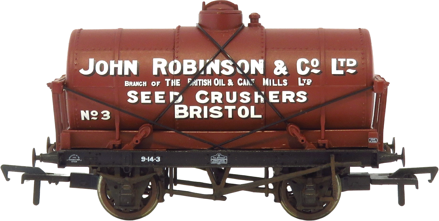 Bachmann 37-683 British Railways 14T Tank John Robinson & Company Limited Red Oxide 3 Image