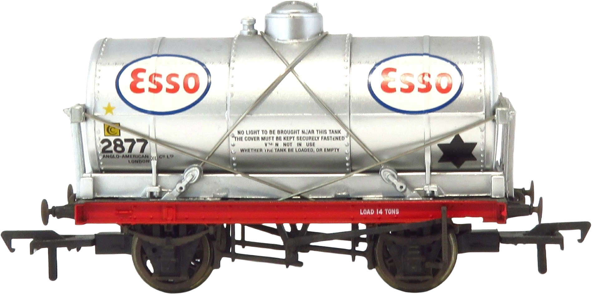 Bachmann 37-684 British Railways 14T Tank Esso Silver 2877 Image