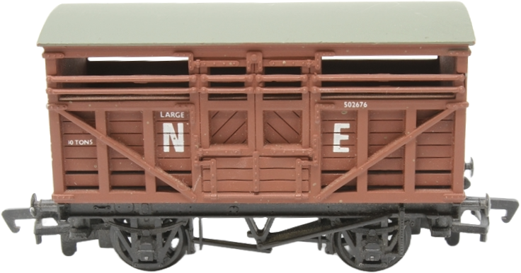 Bachmann 30-100 London, Midland & Scottish Railway Cattle Van London & North Eastern Railway Brown 502676 Image