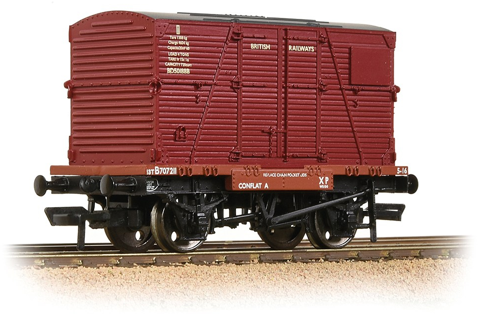 Bachmann 37-951D British Rail FAV Conflat A British Railways Bauxite B707211 Image